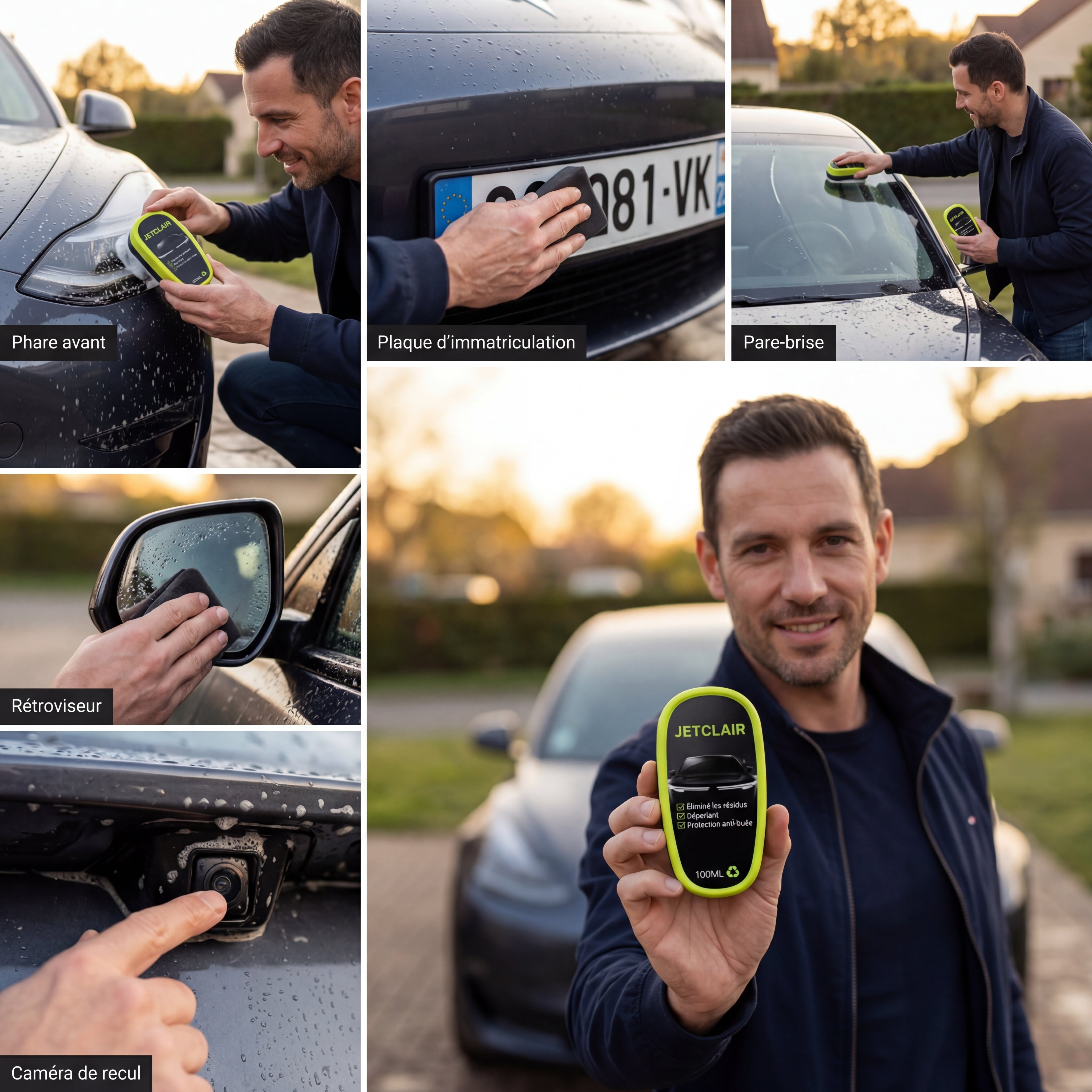 JetClair™ – Nettoyant Anti-Buée & Vision Claire Instantanée