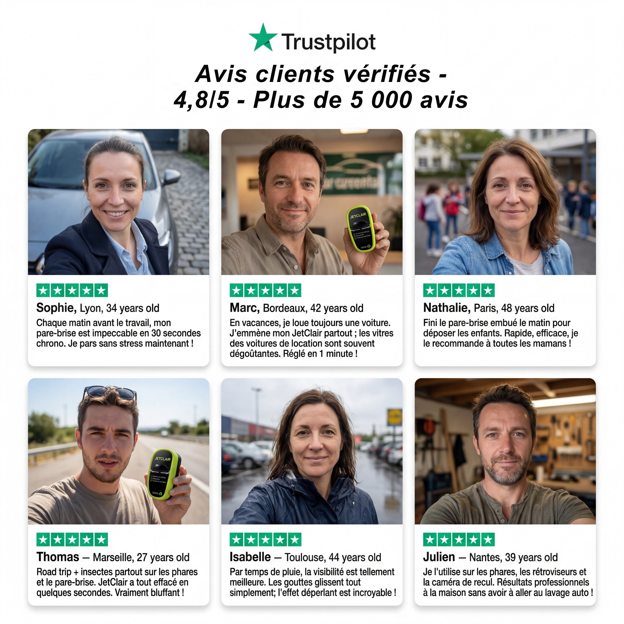 JetClair™ – Nettoyant Anti-Buée & Vision Claire Instantanée